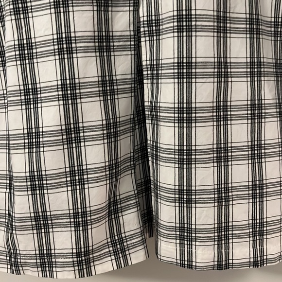 Vitamin checkered jacket black and white blazer Large squares workwear pockets - Picture 9 of 16